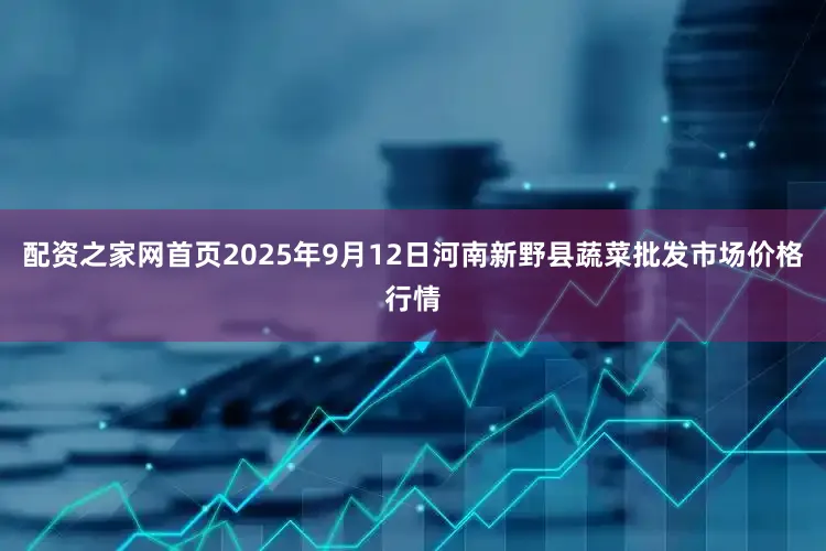 配资之家网首页2025年9月12日河南新野县蔬菜批发市场价格行情