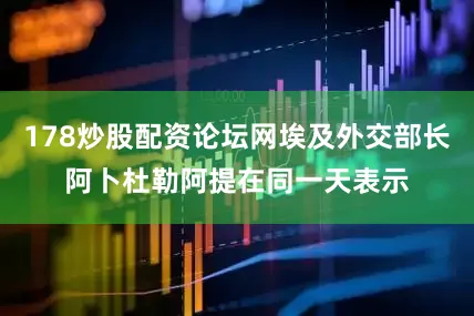 178炒股配资论坛网埃及外交部长阿卜杜勒阿提在同一天表示